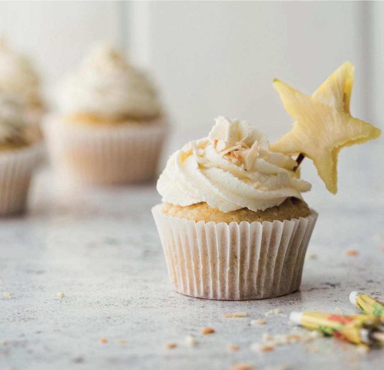 Pineapple and coconut cupcakes | Nourish plant-based living