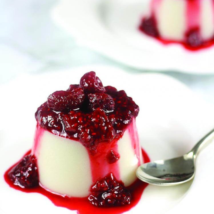 Vegan panna cotta