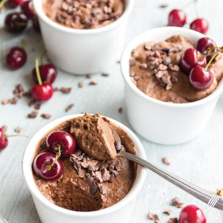 Claire Powers - plant-based chocolate mousee