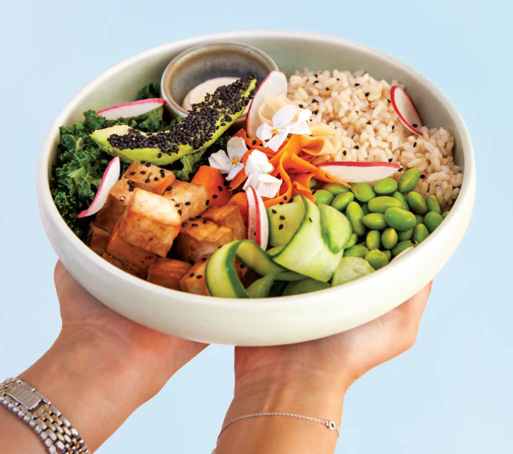 Teriyaki bento bowl Nourish plantbased living