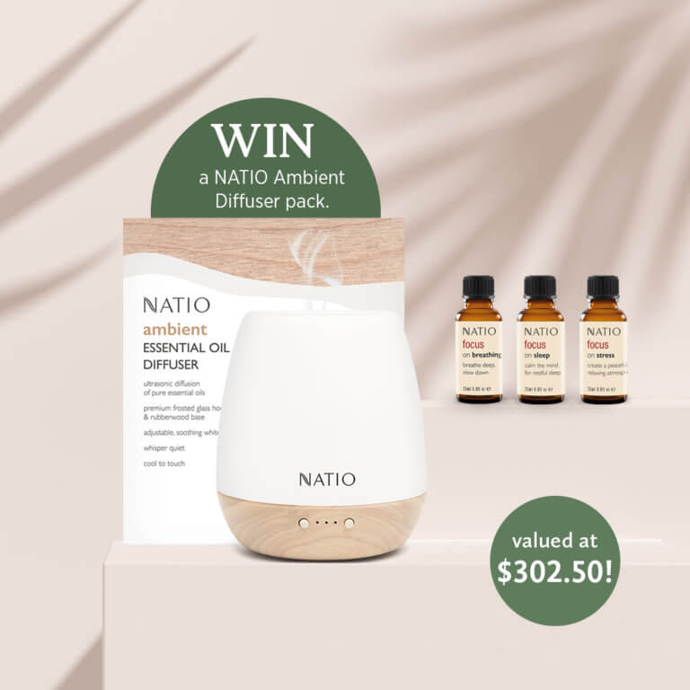 Win a Natio Ambient Diffuser Pack with Nourish Nourish