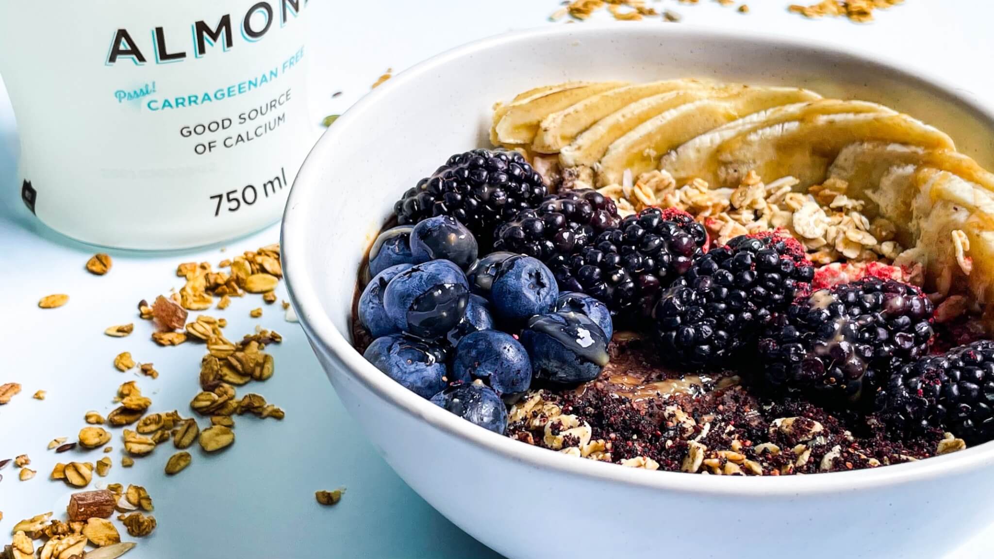 Vanilla berry wellness bowl | Nourish plant-based living