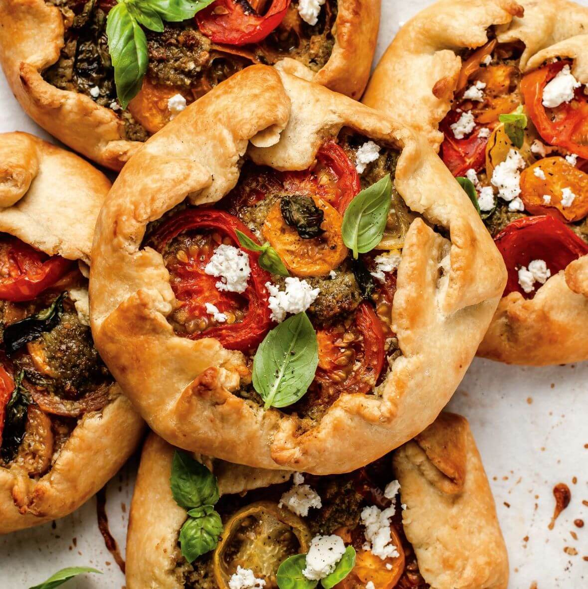 Tomato galettes by Annie van Halteren