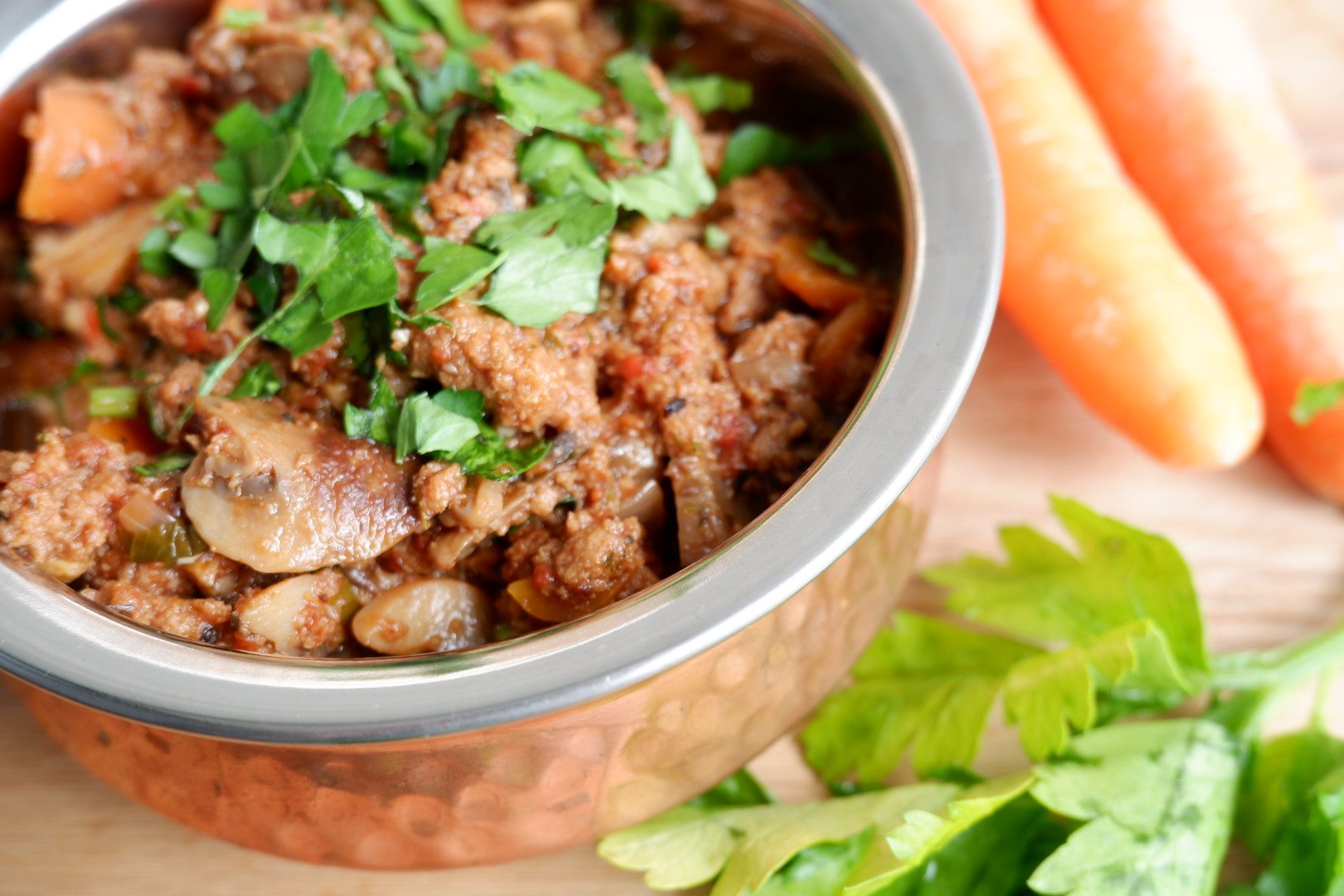 Lamb style stew | Nourish plant-based living