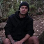 Chris Huriwai in forest