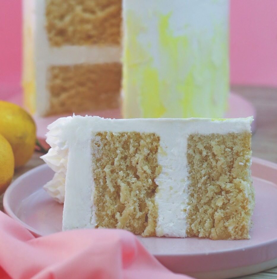 Vegan lemon cake