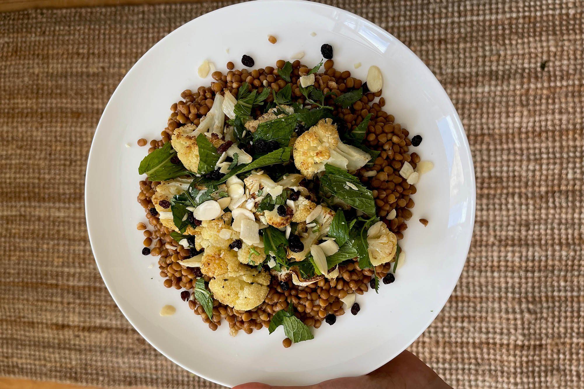 Roast cauliflower salad | Nourish plant-based living