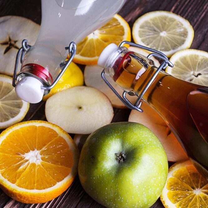 Homemade,Kombucha,With,Fruits.,Healthy,Natural,Probiotic,Flavored,Drink
