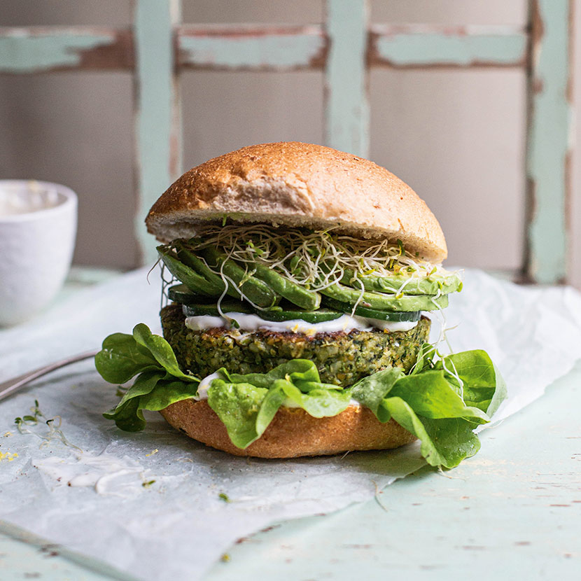 Ultimate green burger