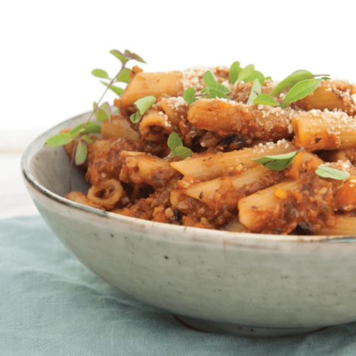 Mushroom Bolognese