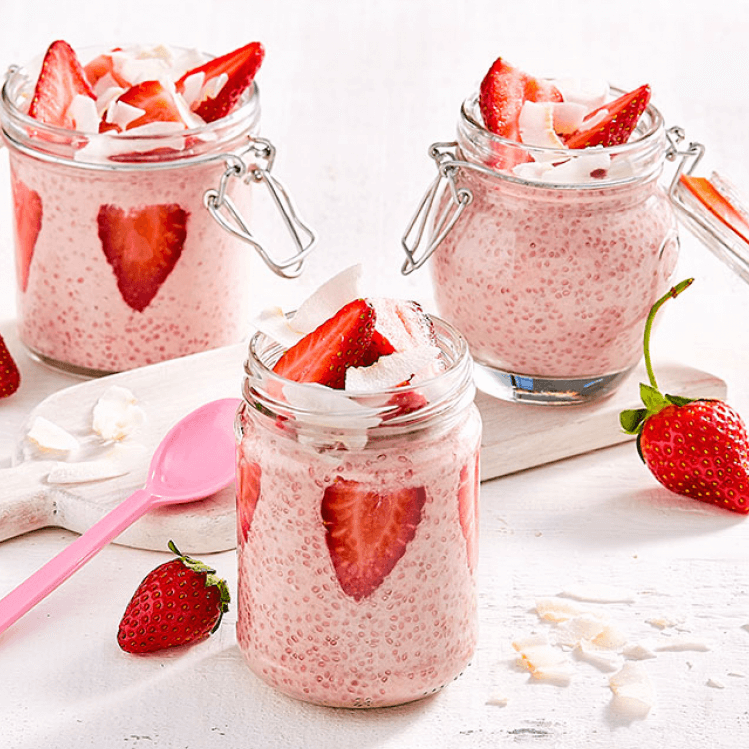 strawberry-chia-pudding