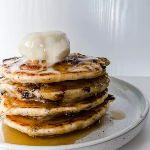 Chocolate chip pancakes