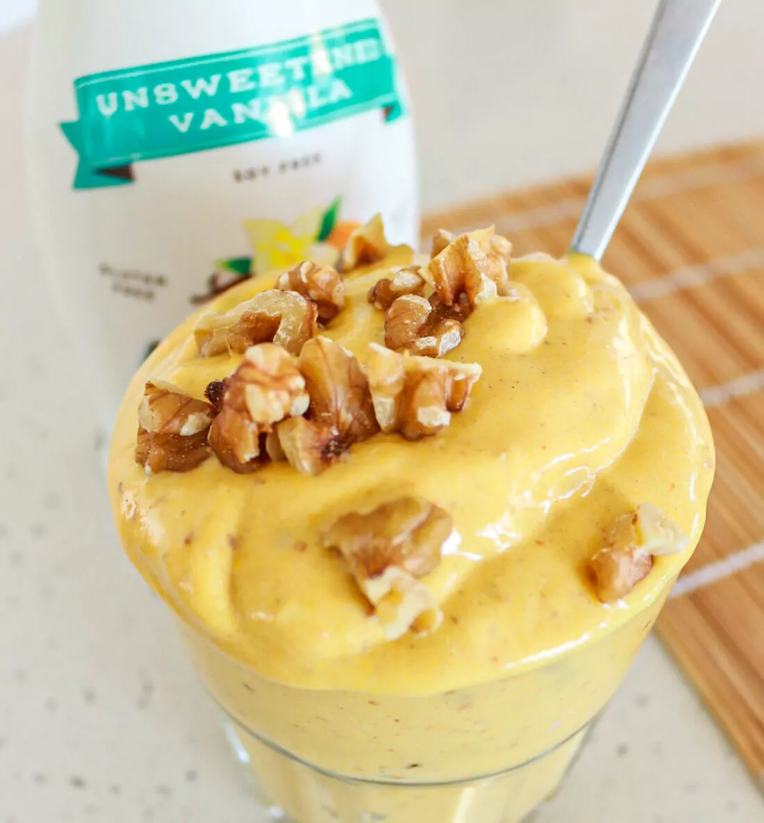 Pumpkin pie nice cream - vegan snack by Naturally Nina for Califia Farms