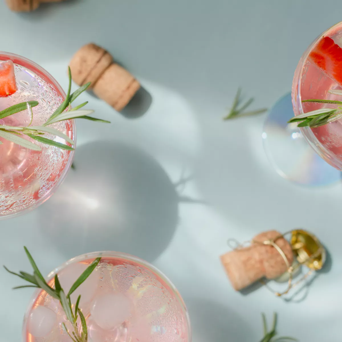 Summer Fling champagne cocktail