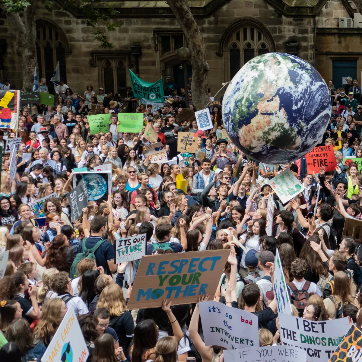 Save the planet rally