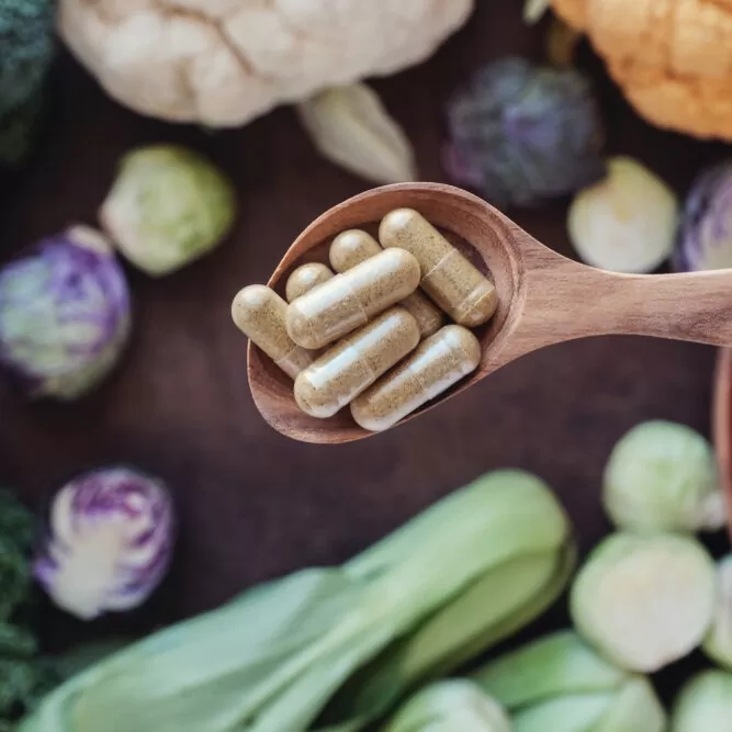 Whole plants, pills, 'farmacy' concept