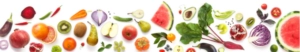 Healthy fruit and veg