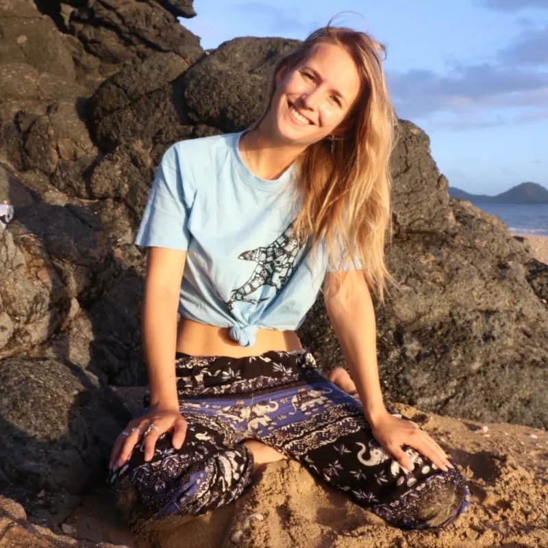 Katt Andryskova on beach