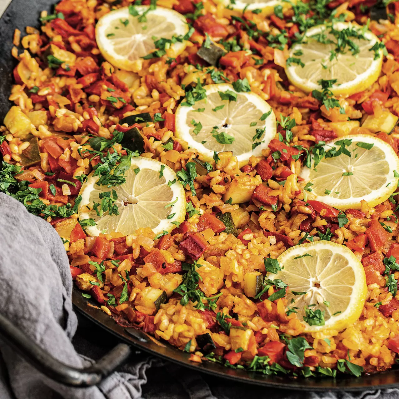 Dr Will Bulsiewicz’s paella