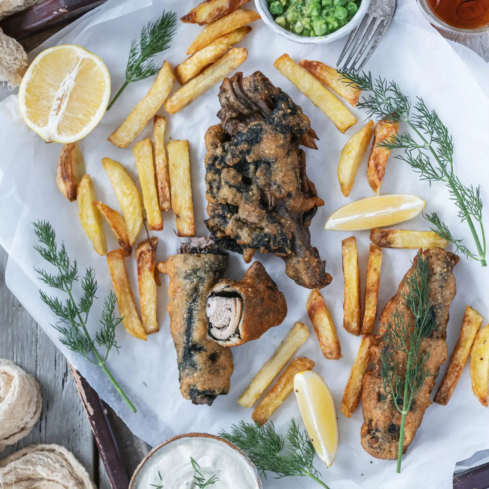 Vegan Fish and Chips by Edward Daniel