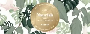 Bodhi Restaurant Bar | Nourish Vegan Awards Best Vegan Restaurant Winner seal - 2020