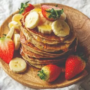 Quinoa banana pancakes