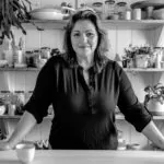 Naomi Sherman at kitchen bench