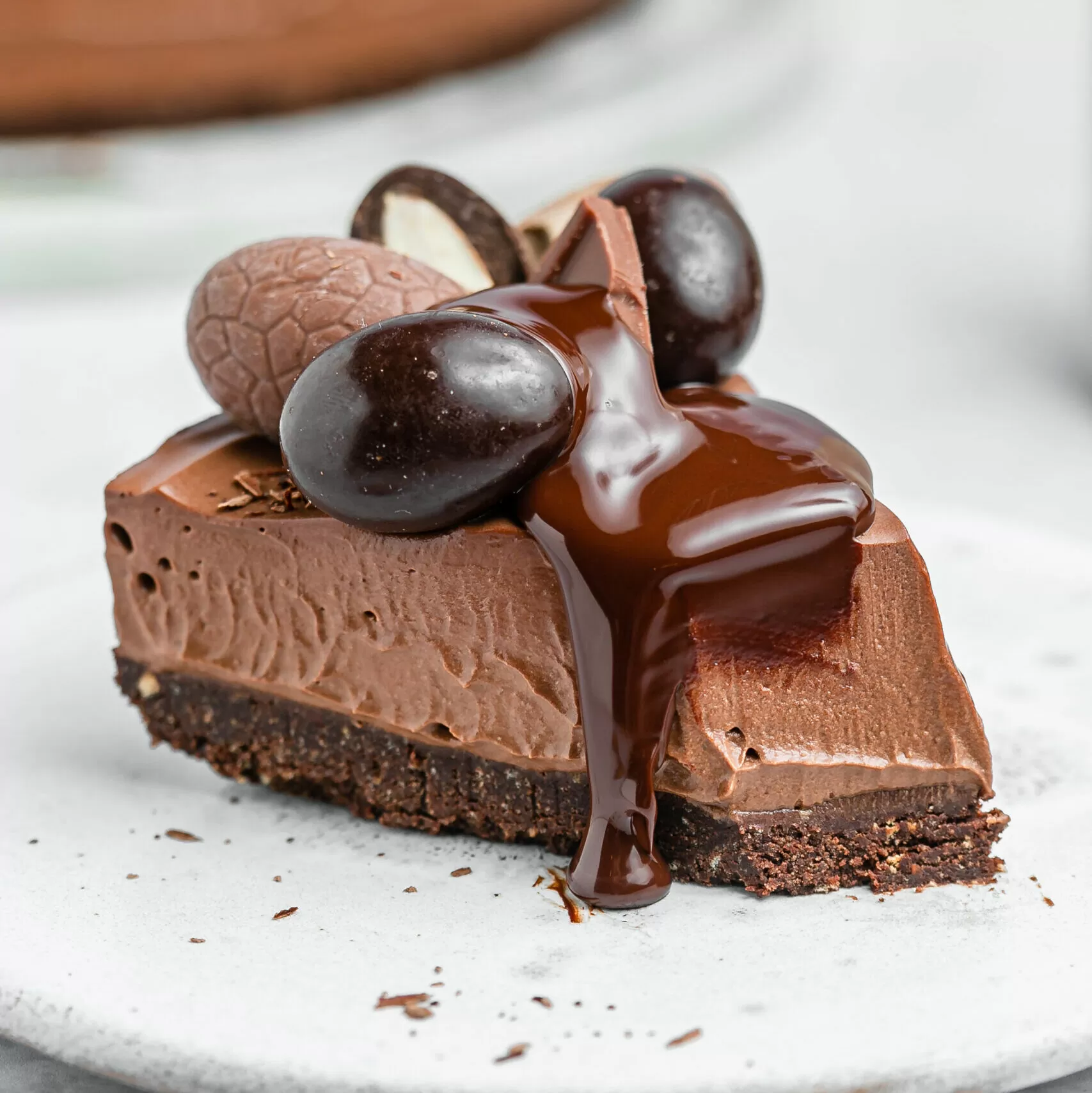 Chocolate cheesecake