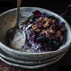 Mixed berry crumble