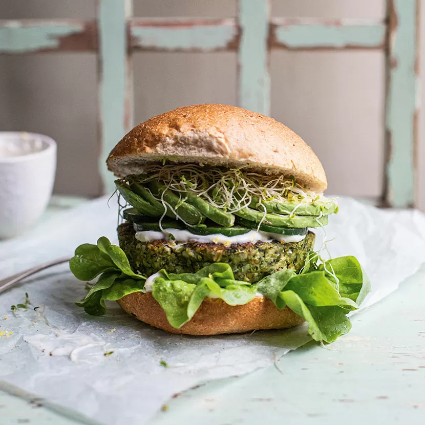 Ultimate green burger